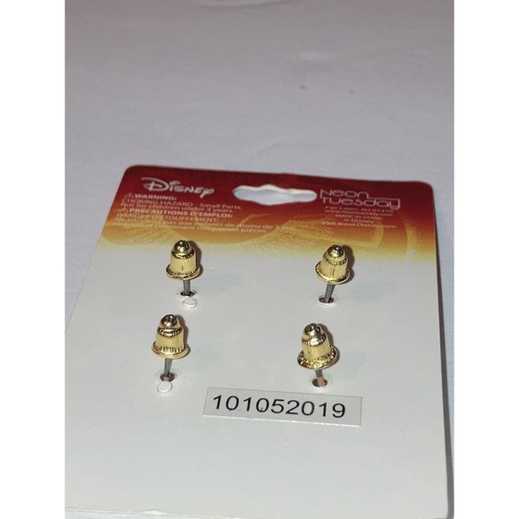 Disney Character The Lion King Movie Brown Timon & Pumbaa Post Earring Set Faces - Picture 3 of 12